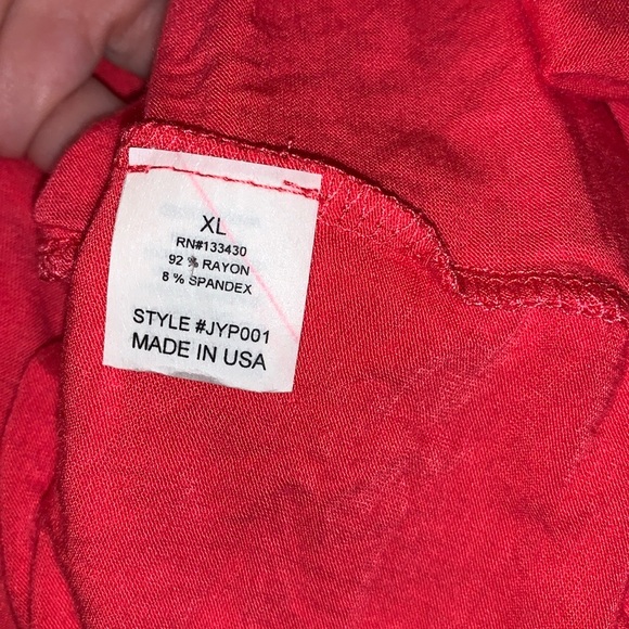 NWT Rags & Couture Coral Pink Open Front Draped Cardigan With Pockets Rayon - Picture 5 of 5